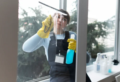 Nettoyage de vitres intérieures et extérieures à Cerisiers